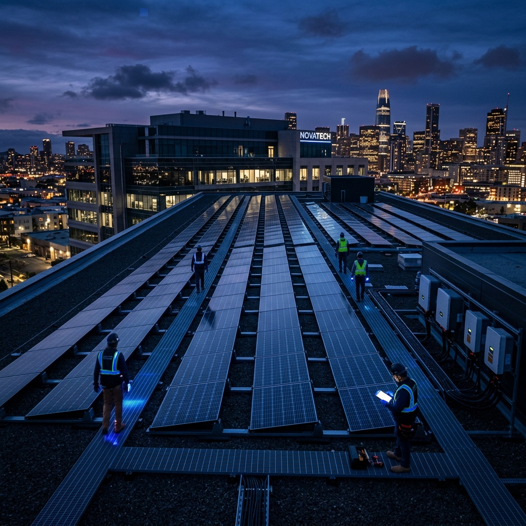 Instalación y mantenimiento de paneles solares